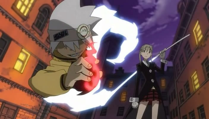 Soul Eater Maka Soul Evans Demon Scythe