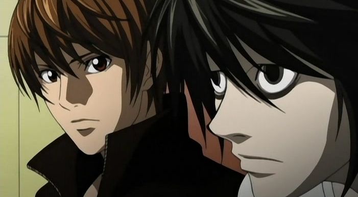 L and Light Death Note