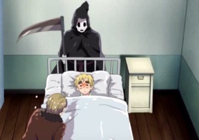 Hetalia Axis Powers England, America, and Death