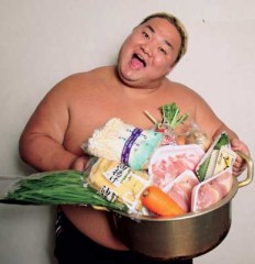 Winter Japanese Foods sumo chanko nabe