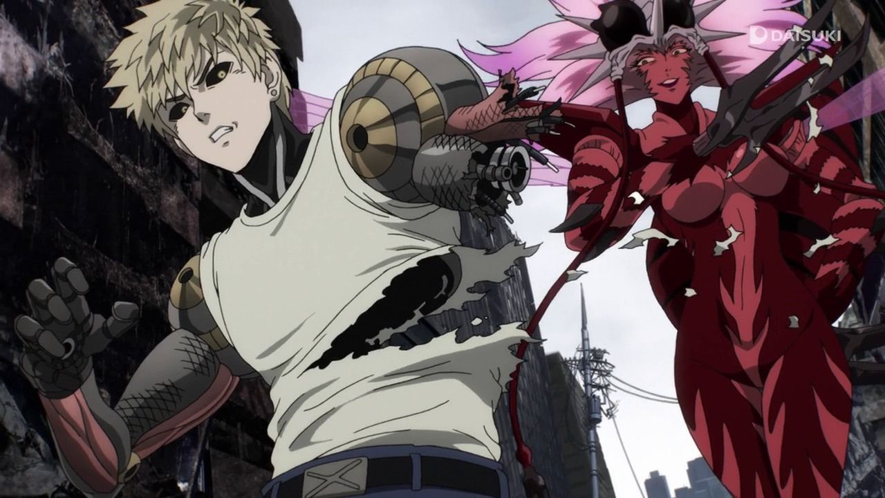 One Punch Man Genos and mosquito