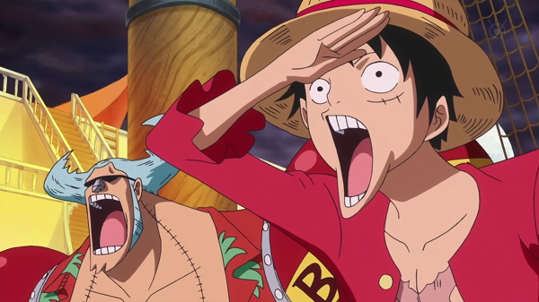 One Piece Franky and Luffy