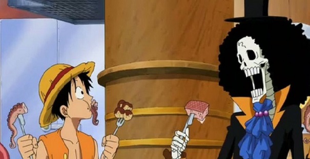 One Piece Luffy and Brook