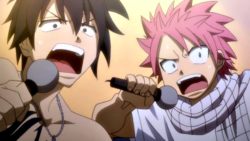 fairy tail gray and natsu karaoke