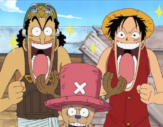 One Piece Luffy and Usopp