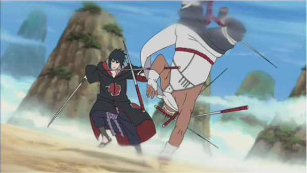 Naruto Shippuden_Taka vs. Killer Bee