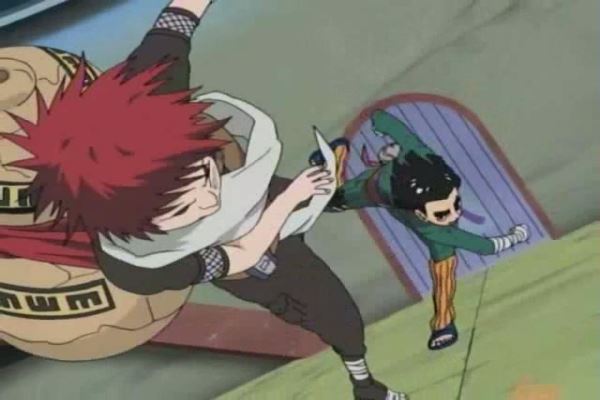 Naruto_Rock Lee vs. Gaara