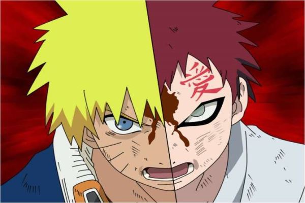 Naruto_Naruto Uzumaki vs. Gaara