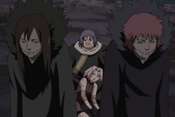 Naruto Shippuden_Sakura Haruno and Chiyo vs. Sasori