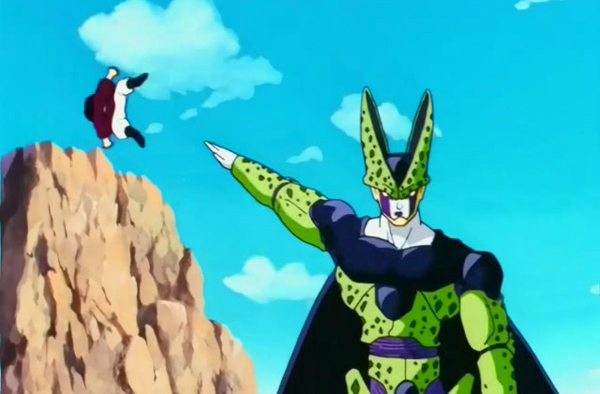 Dragon Ball Z Cell and Mister Satan