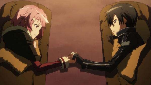 sao asuna and kirito sleeping