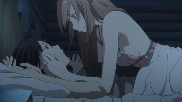 Hot Moments Sword Art Online Asuna bed Kirito