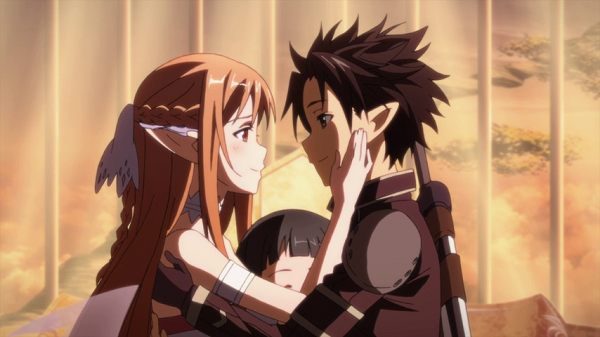 Hot Moments Sword Art Online Asuna Kirito reunion 