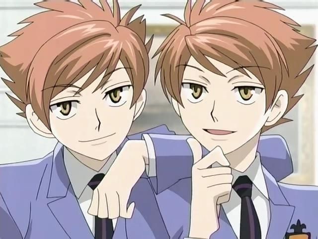 hikaru and kaoru Ouran Host Club anime twins