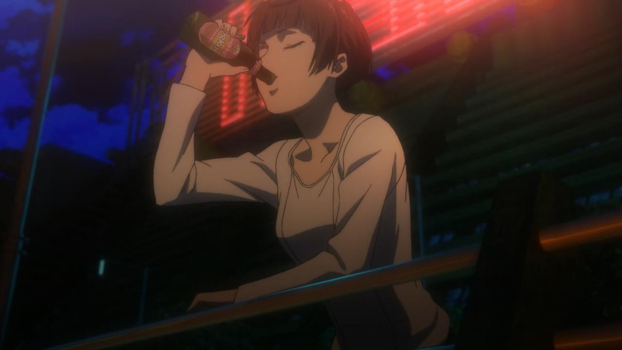 Psycho Pass Akane getting wasted