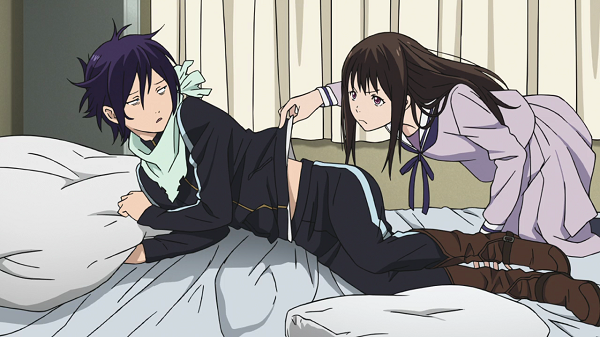 Do you think Yato thinks of Hiyori romantically at this point? Or more as a  precious friend? : r/Noragami