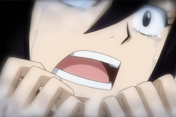 fairy tail crying