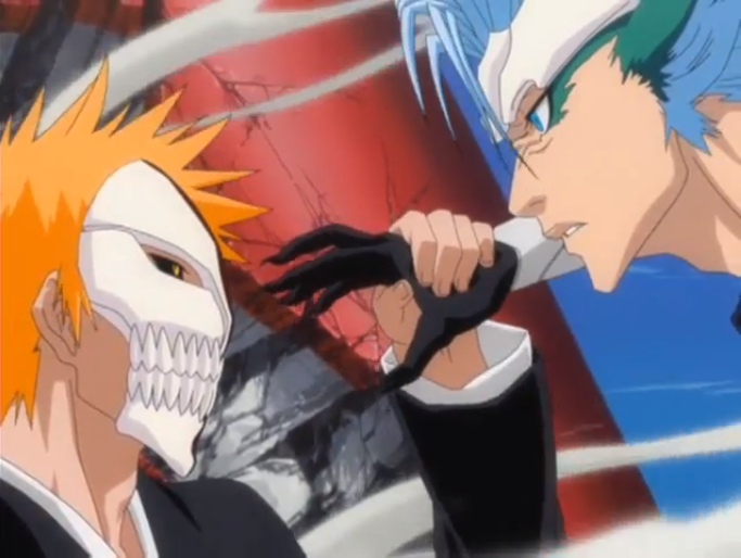 Ichigo with the reflection of his enemy in his bankai awesome