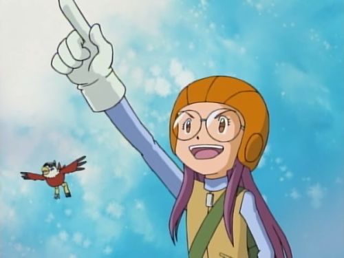 Digimon Adventure 02_Inoue Miyako, Hawkmon