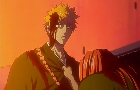 Renji begs Ichigo Bleach