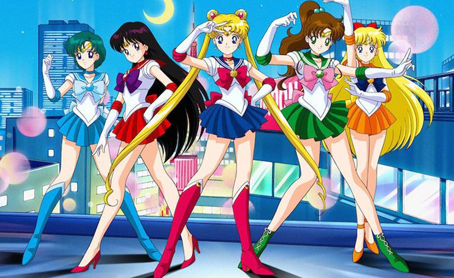 Sailor Moon, Sailor Moon, Sailor Venus, Sailor Mercury, Sailor Mars, Sailor Jupiter