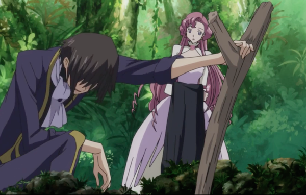 Lelouch Uses Geass On Kallen (Revisited) Gif by AmatureManga on