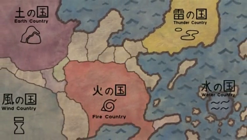 Naruto headbands Naruto World Map