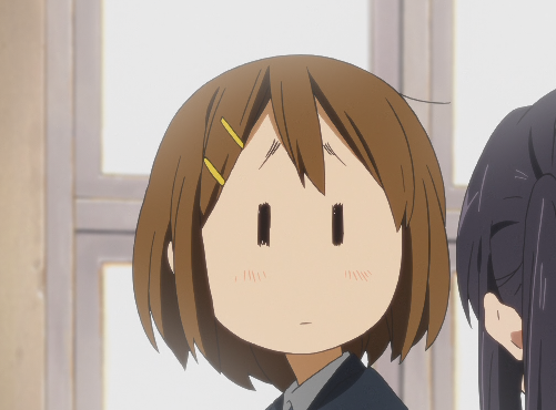 K-On! Yui confused