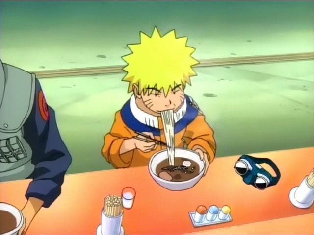 Uzumaki Naruto eating Ramen