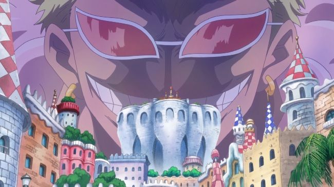 Doflamingo Donquixote from the One Piece New World Saga and Dressrosa Arc