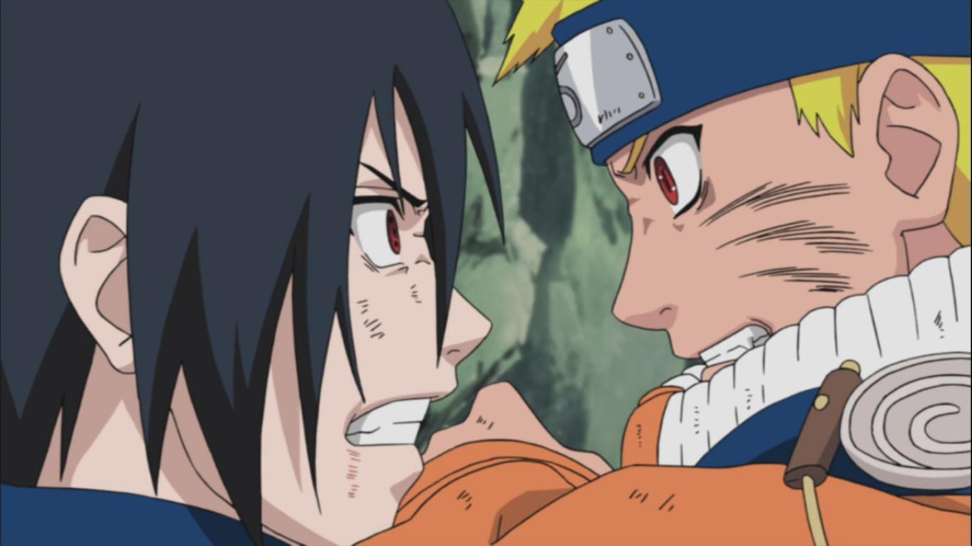 Sasuke(clássico) vs Neji (clássico)