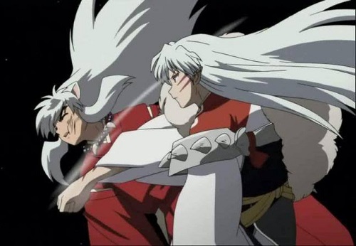 InuYasha Inuyasha and Sesshomaru Fight