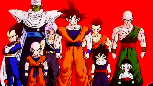 Dragon Ball Z, Gokue, Gohan, Vegeta, Trunks, Piccolo