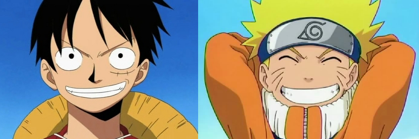 Characters comparison: Naruto vs One piece 