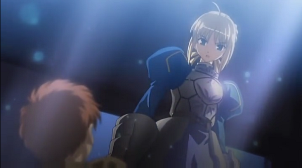 Fate stay night summon Saber