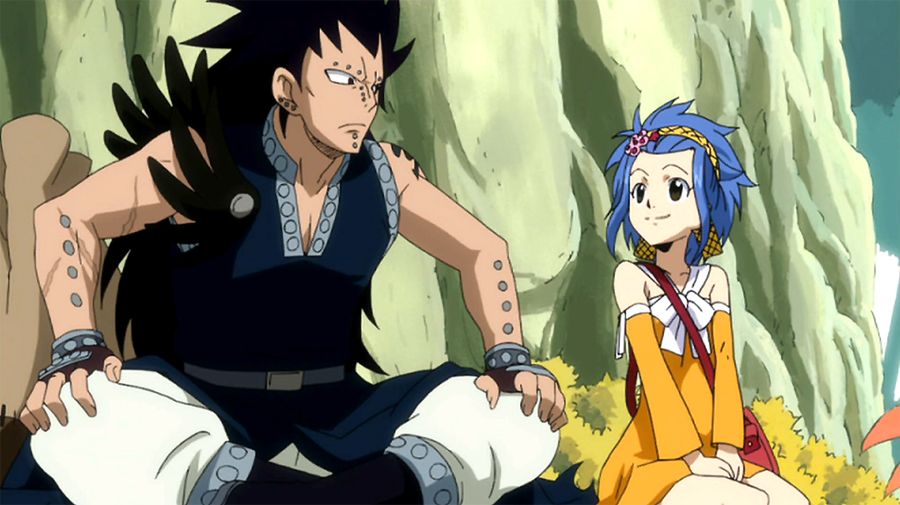 fairy tail gajeel redfox and levy mcgarden