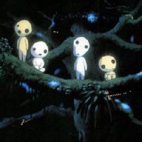 Princess Mononoke and the Kodama