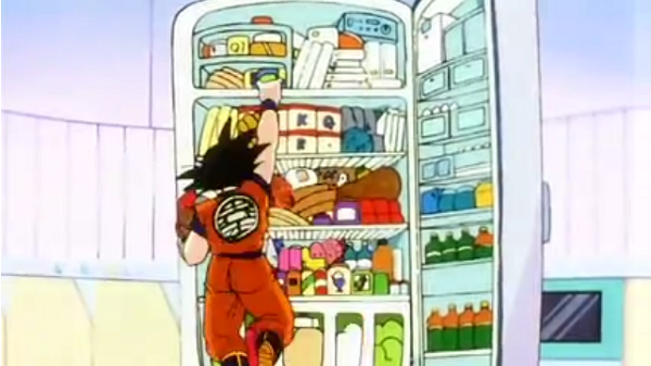 Toriko vs Goku fridge