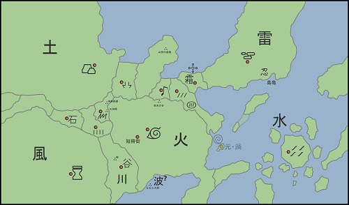 Naruto Shippuden Naruto Map