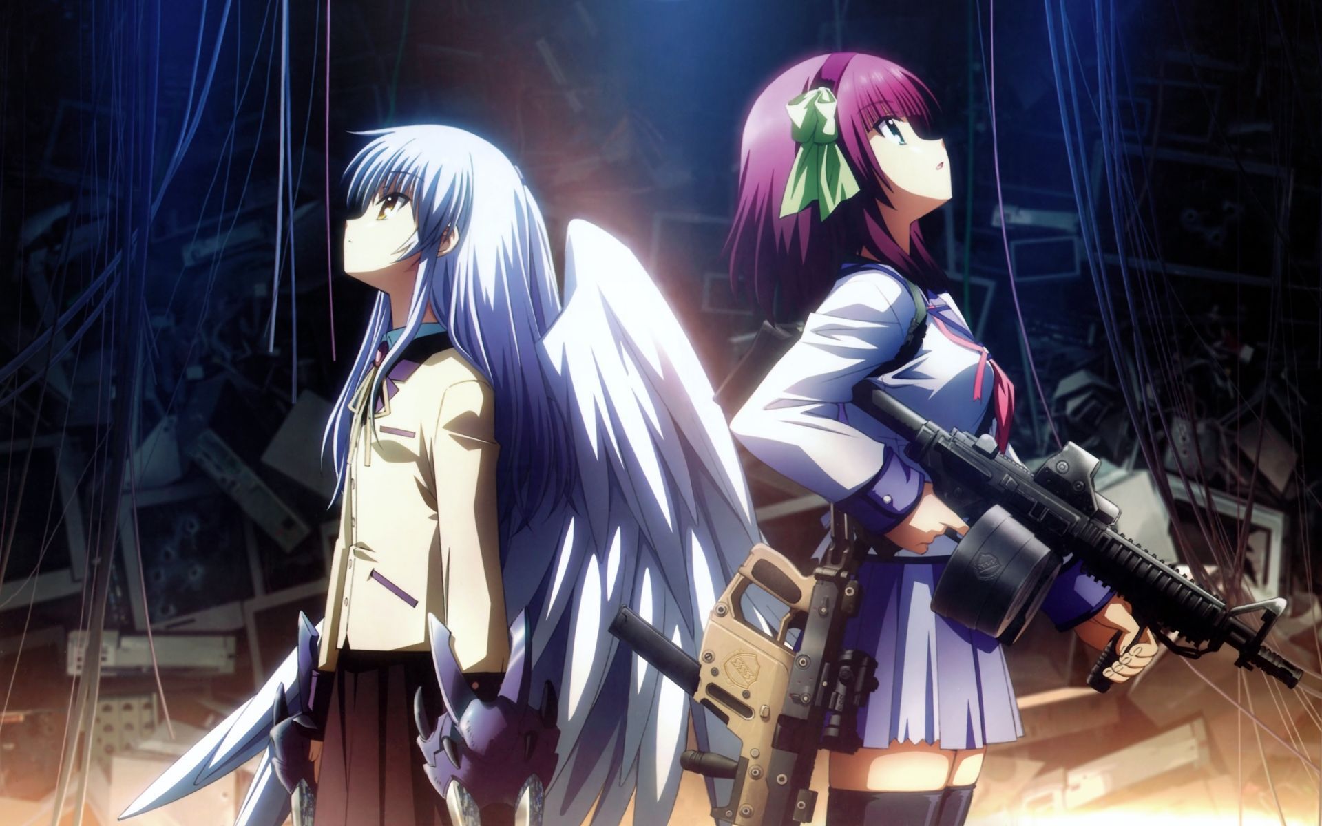 angel beats! kanade tachibana and Yuri Nakamura 