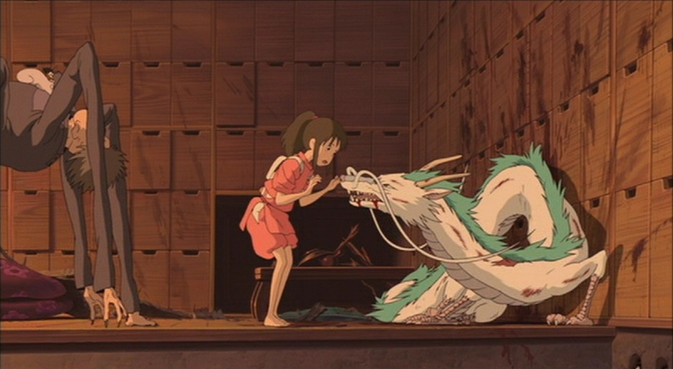 Spirited Away Haku Chihiro 4