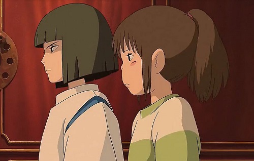 spirited away haku and chihiro meet again