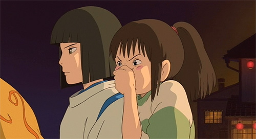 Spirited Away Haku and Chihiro