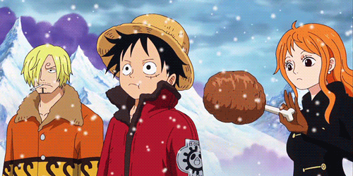 One Piece GIFs - Sanji, Luffy & Nami
