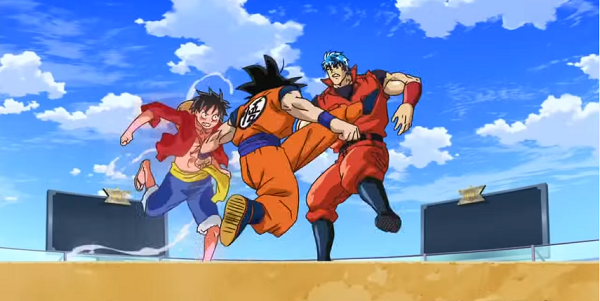 Dragon Ball Z x One Piece x Toriko crossover anime visual released –  Capsule Computers