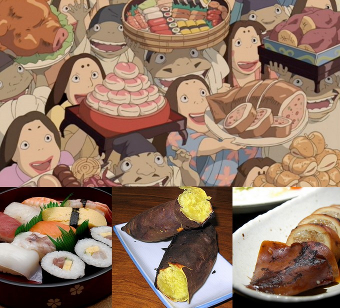  Sen to Chihiro no Kamikakushi Spirited Away: Bathhouse Workers, Food