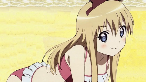 Kyouko Toshinou Yuru Yuri Anime Girls with Blonde Hair