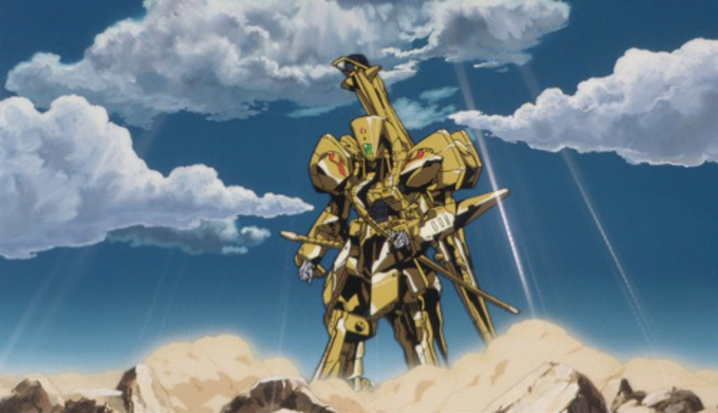 story identification  Anime movie boy finds old giant war robot buried in  side of cliff  Science Fiction  Fantasy Stack Exchange