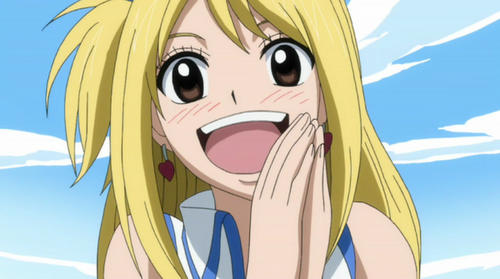 Lucy Heartfilia Fairy Tail Anime Girls with Blonde Hair