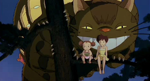 Tonari no Totoro: Mei Kusakabe, Satsuki Kusakabe, Nekobasu